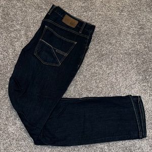 Buckle Men's Slim Jeans - Dark Blue